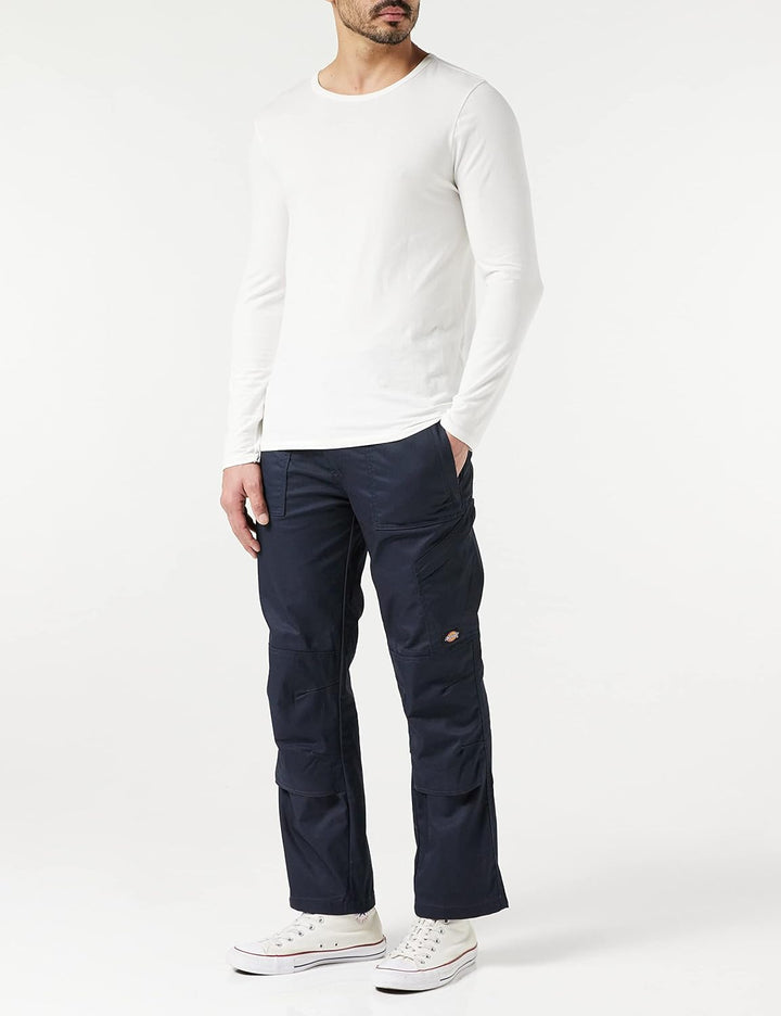 Dickies Herren Action Flex Pants Trouser 30W / 34L Navy Blue, 30W / 34L Navy Blue
