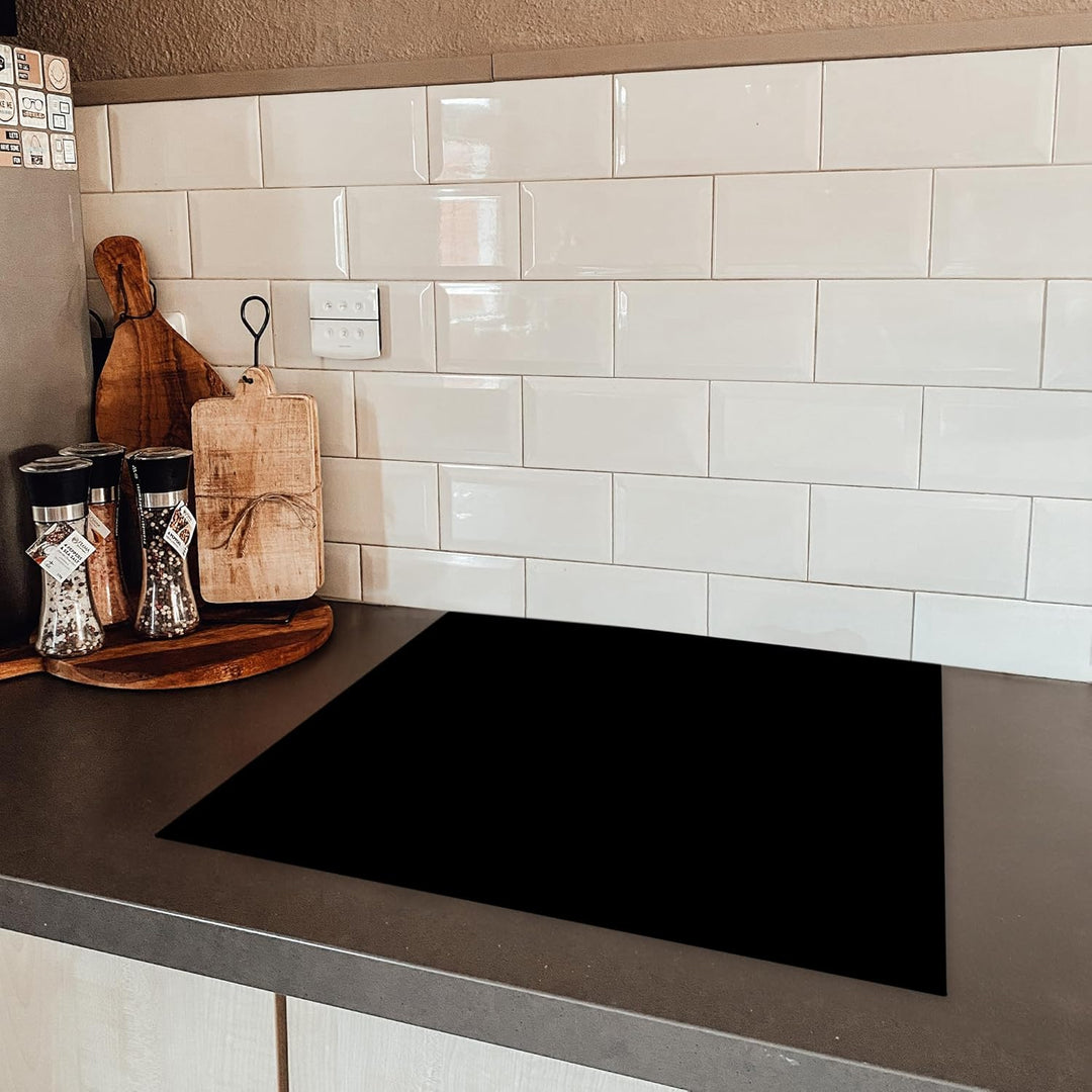 KitchenYeah© Herdabdeckplatte Einteilig Ceranfeld Abdeckplatte für Induktionsschutz Ceranfeldabdecku