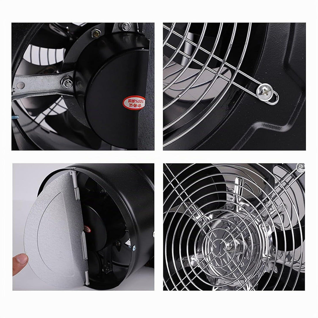 170mm Abluftventilator Küche Bad Wandlüfter Abluftgebläse Belüftung Rohrventilator Badlüfter Wand 50