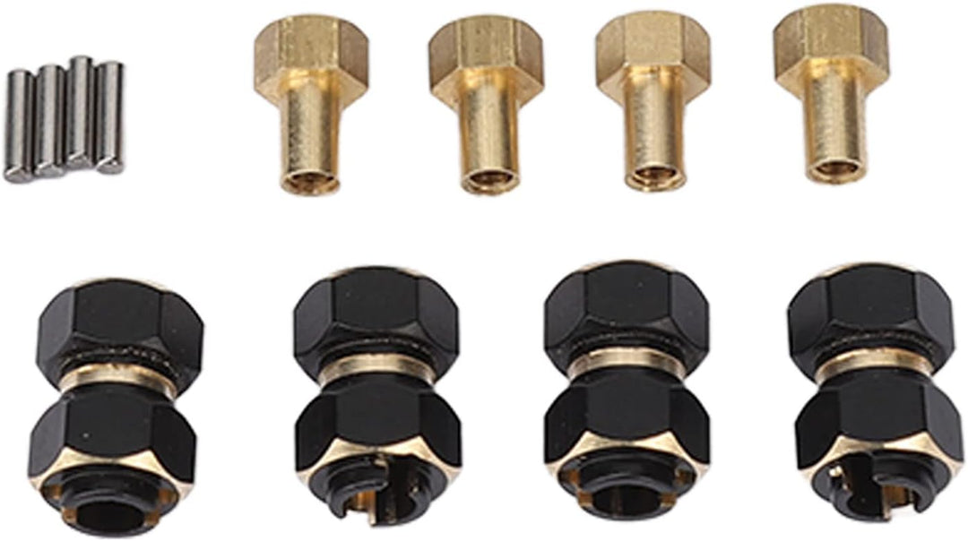 VGEBY 4PCS RC Sechskantnabe, Hochfeste Messing-RC Sechskantnabenverlängerungsadapter für 4m 1/18 RC