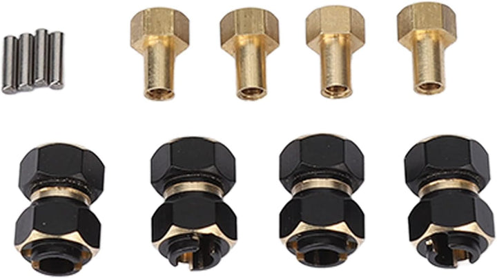VGEBY 4PCS RC Sechskantnabe, Hochfeste Messing-RC Sechskantnabenverlängerungsadapter für 4m 1/18 RC