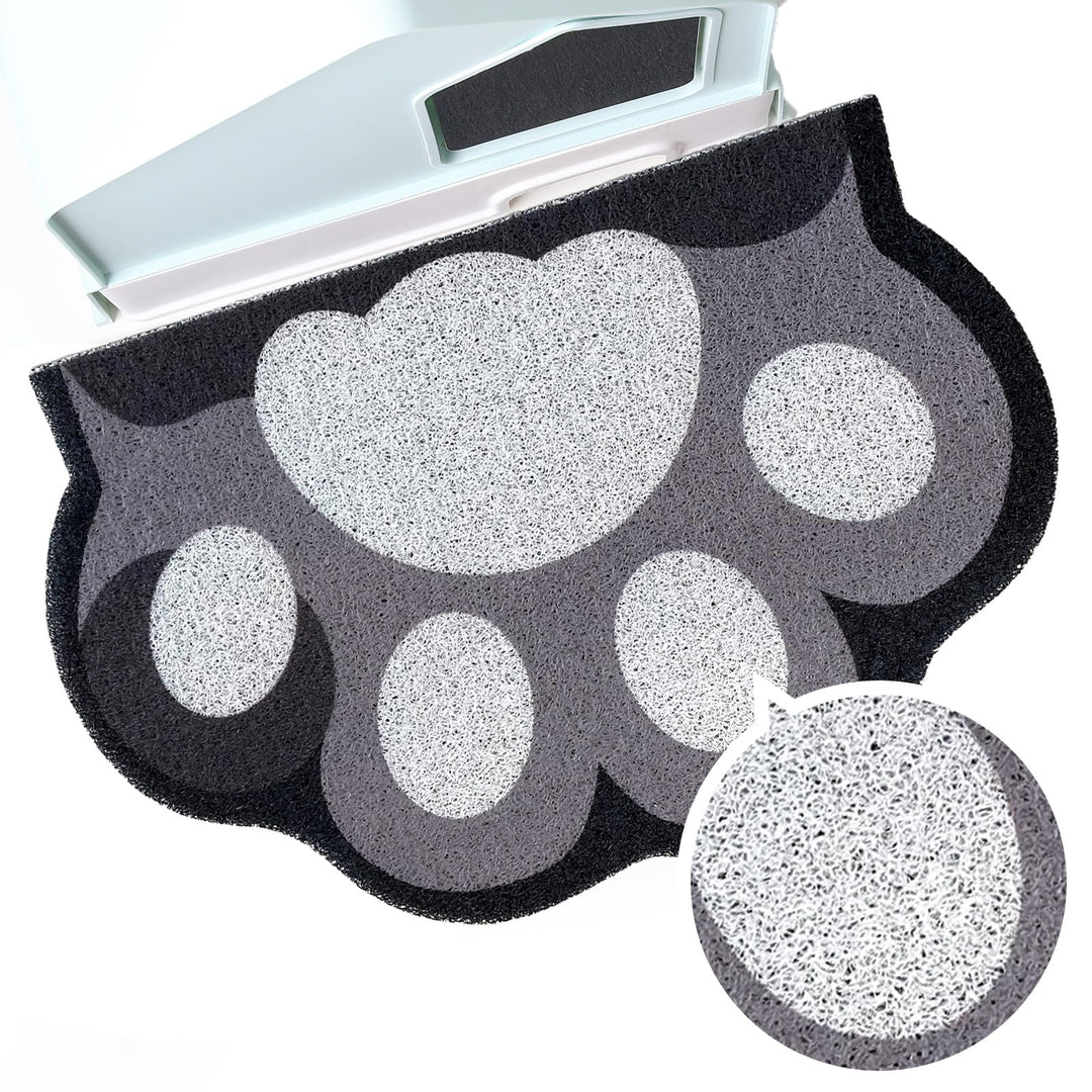 Niedliche Katzentoilettenmatte, 61 x 40,6 cm, Katzentoilettenmatte, weich zu den Katzenpfoten, leich