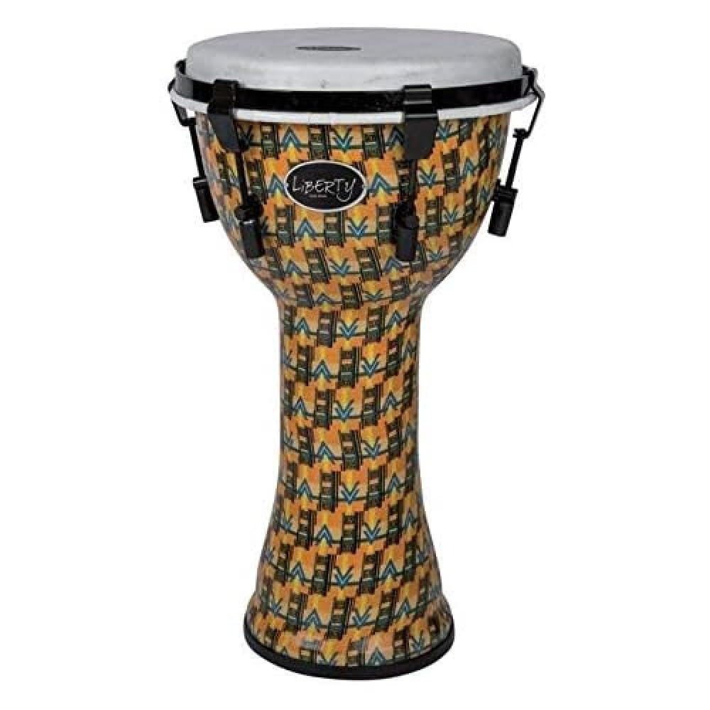 Gewa LS829100 Djembé Liberty Series Mechanically Tuned 10 Zoll Abstract Kente Abstract Kente 10" Mec