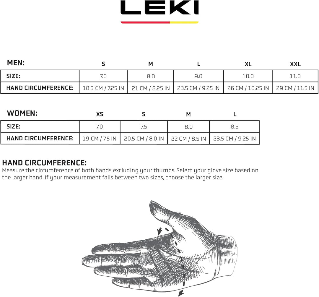 LEKI Griffin Pro 3D Handschuhe Skihandschuhe Fingerhandschuhe Schwarz 9, Schwarz 9