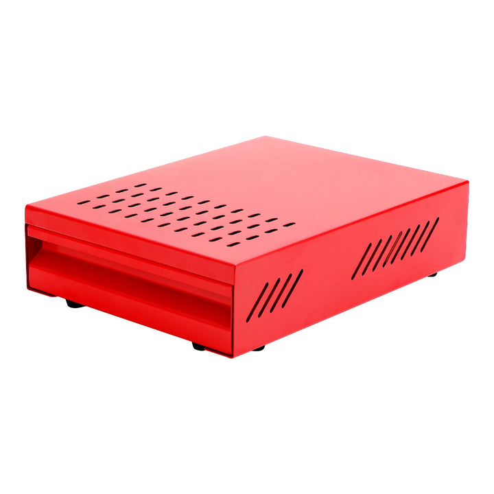 Kaffeeklopfbox Espresso Klopfer Schublade (rot), Rot
