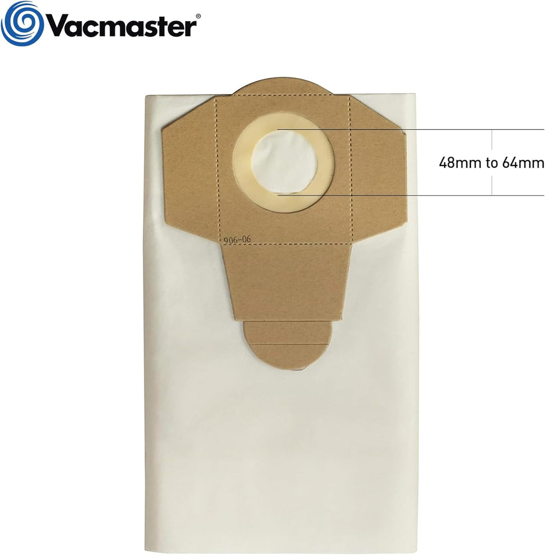 Vacmaster 950127 Beutel für Staubsauger, Paper, 20L x 5 bags (20L) UK Standard-Filtration 5-er Packu