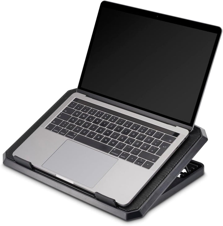 Hama Laptop Kühler für Laptops bis 15,6“ (extraleiser Notebook Kühler, 2 Lüfter, Kühlpad und Laptop