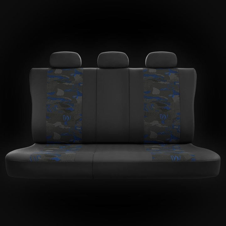Mossa Sitzbezüge passend für Mercedes A Klasse W168 W169 (1997-2012) UNE-BL Blau UNE-BL Full Set, Bl