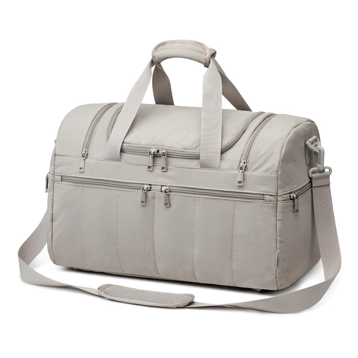 G4Free 45L Grosse Sporttasche für Damen mit Mehreren Reissverschlussfächern Camel 47 x 31 x 29 cm, C