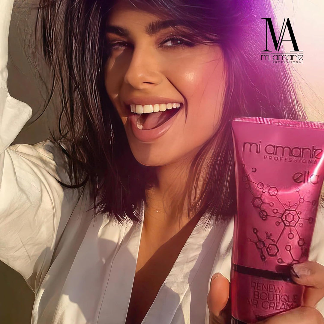 Mi Amante Ella Renew Haar Styling Creme – Intensiver Hitzeschutz für Haare Glätteisen, haarkur trock
