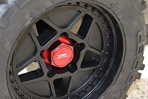 GPM Aluminium Wheel Lock for Arrma 1:5 KRATON 8S BLX/Outcast 8S BLX/KRATON EXB Roller - 4Pc Set Red