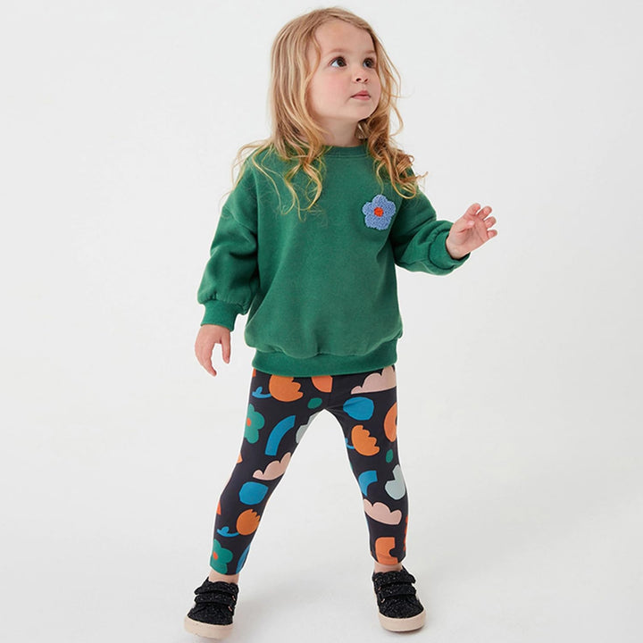 MUJOQE Mädchen Pullover für Kinder Langarmshirt Baumwolle Sweatshirt Winter Kleidung Langarm Tops 1-