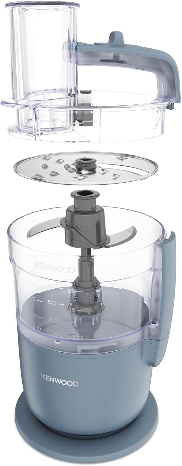Kenwood MultiPro Go FDP22.000GY, Robot da Cucina che Trita, Affetta, Grattugia, Riduce in Purea e I