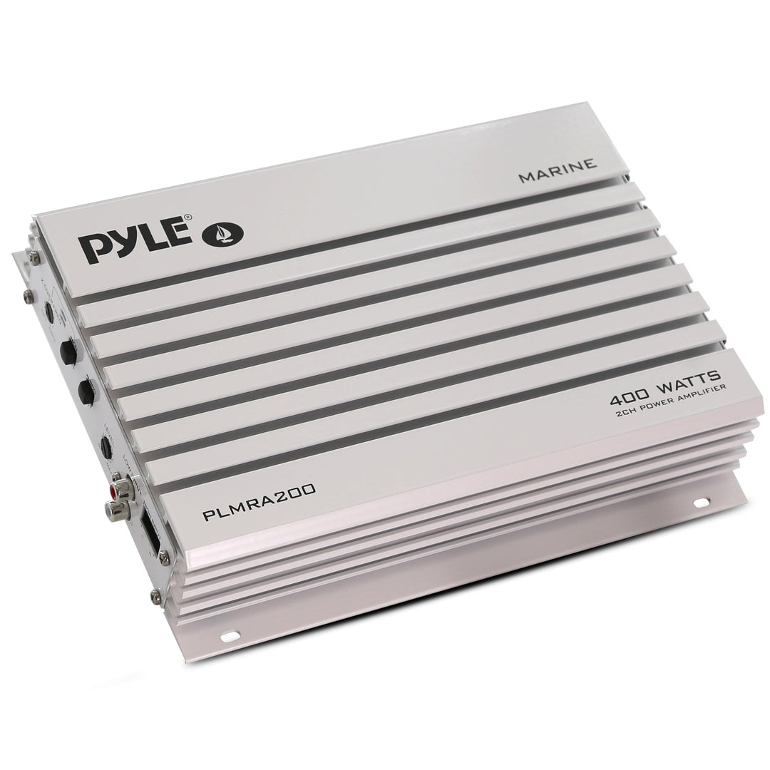 Pyle 2 Kanal 400 Watt Verstärker Brückbarer Wasserdicht Marin, Verstärker