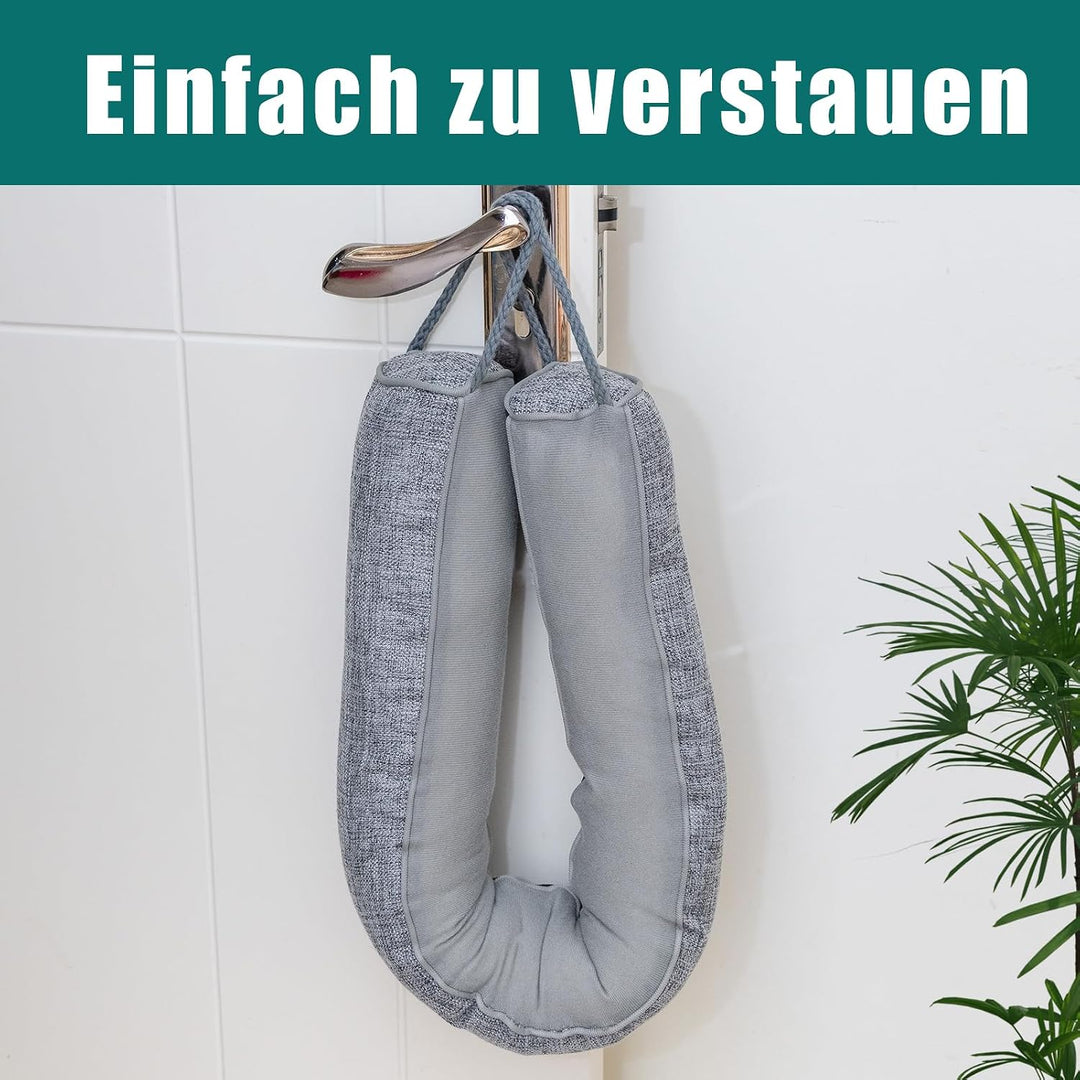 Tier-Tür-Zugluftstopper, Zugluftstopper Unter der Tür – Dreieckig &amp; Gewichtet, Dichtung für Türunter