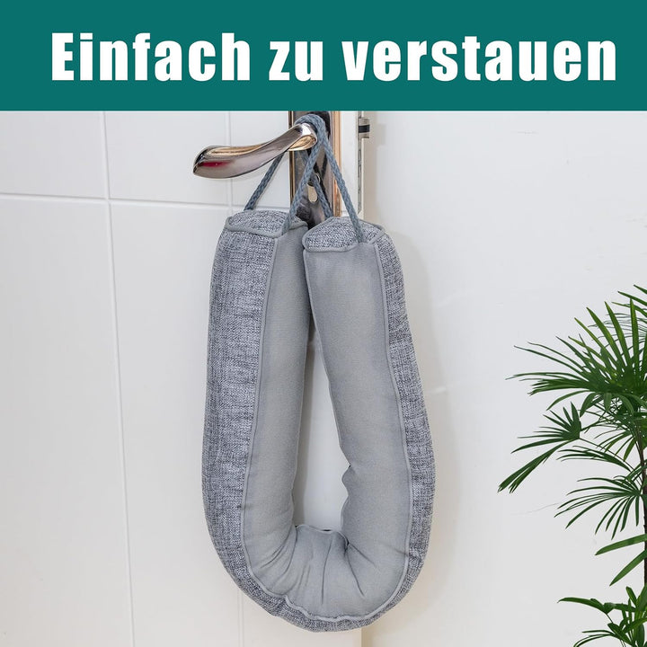 Tier-Tür-Zugluftstopper, Zugluftstopper Unter der Tür – Dreieckig &amp; Gewichtet, Dichtung für Türunter