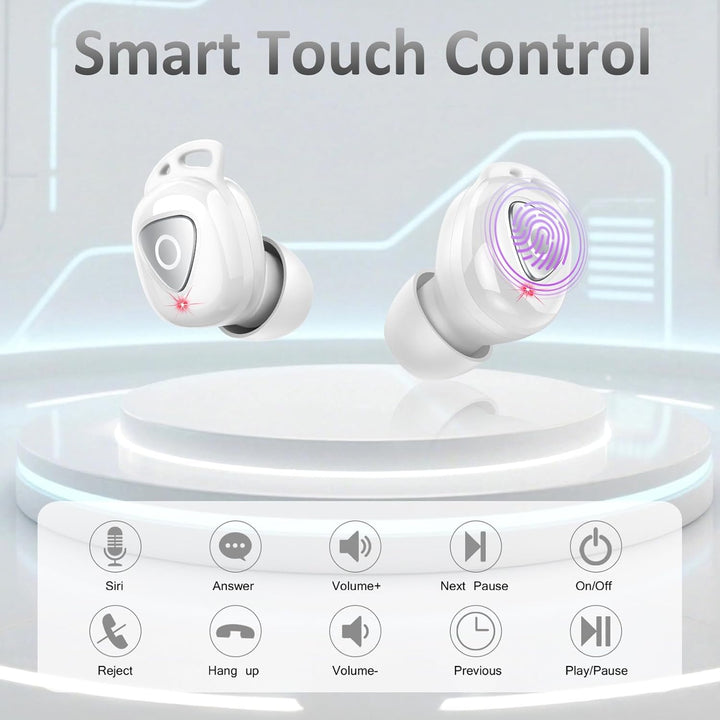 Bluetooth Kopfhörer, In Ear Kopfhörer Kabellos Bluetooth 5.4 mit Rotierende Gesichtsveränderung, 40S
