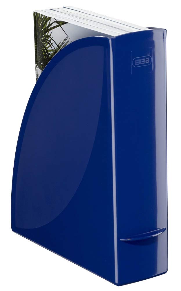 Elba 400091710 Stehsammler"wave", DIN A4 aus Kunststoff, blau