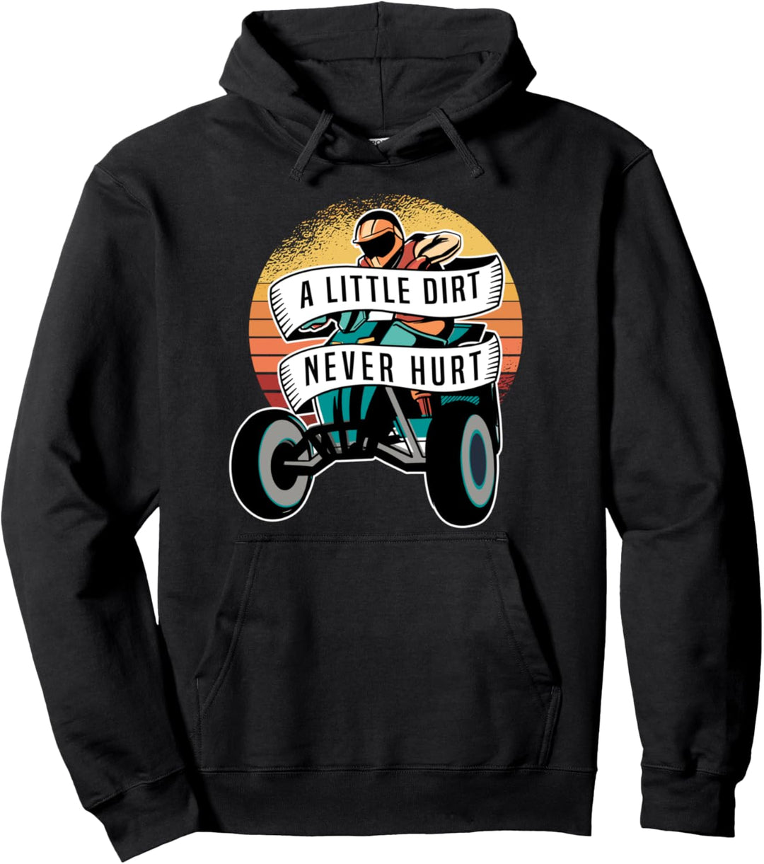 Quadfahrer Atv Motorsport - 4x4 Allrad Actionbike Quad Pullover Hoodie