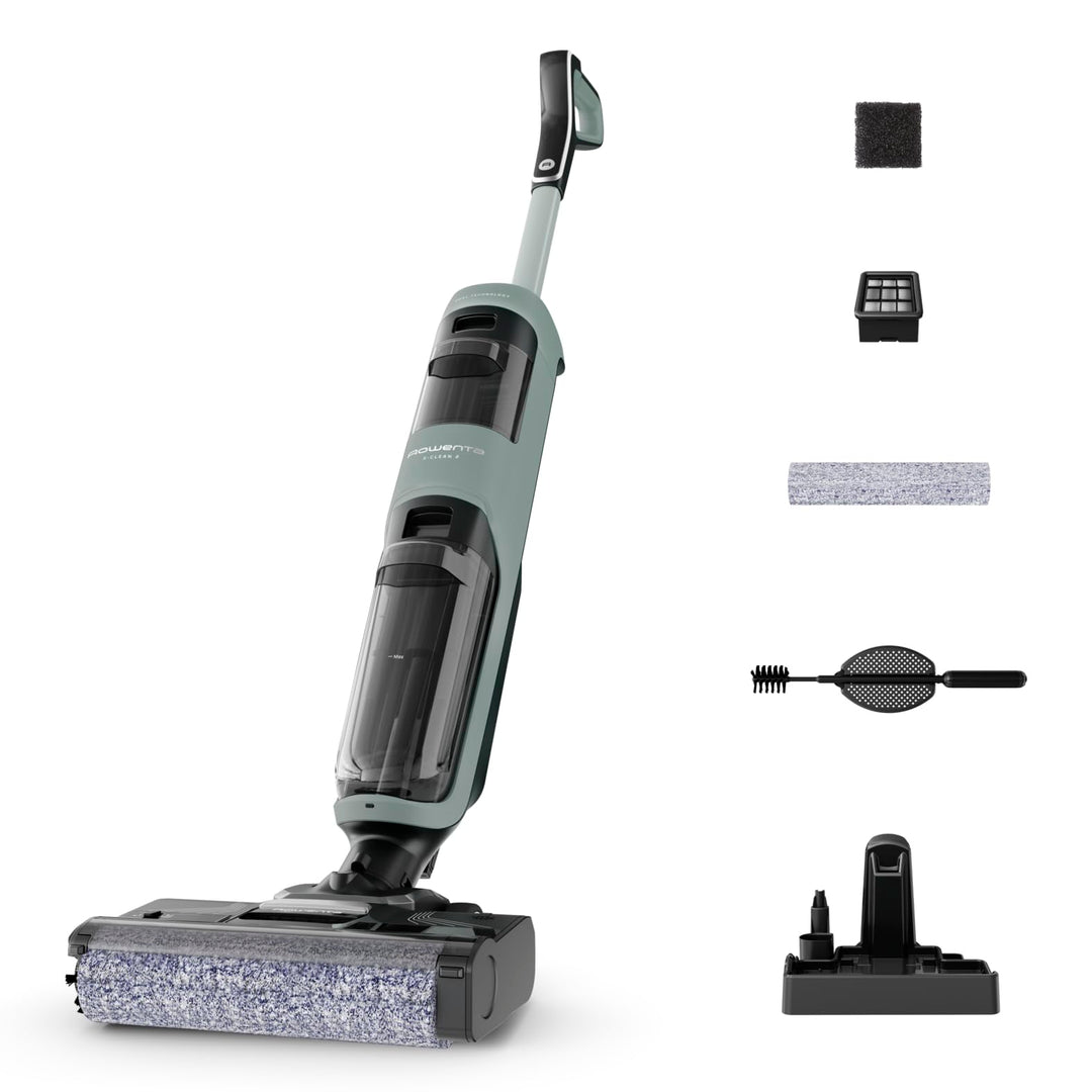 Rowenta X-Clean 2, 2-in-1 Nass-Trockensauger, ECO-/MAX-Modi für makellose Ergebnisse, 1,1 kg leicht,