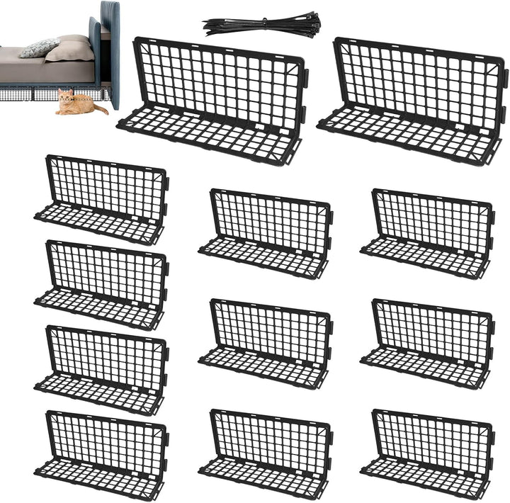 Generisch Unter Couch Blocker, 12 Teile robuster Katzenstopper und Spielzeugschutz für zu Hause, ver
