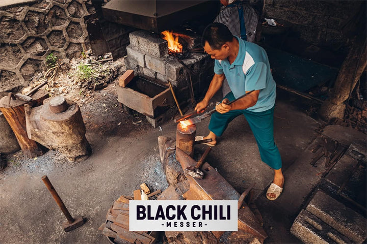Black Chili MESSER »PIRATENSET« Extrem scharf - Handgeschmiedetes Küchenmesser-Set aus vietnamesisch