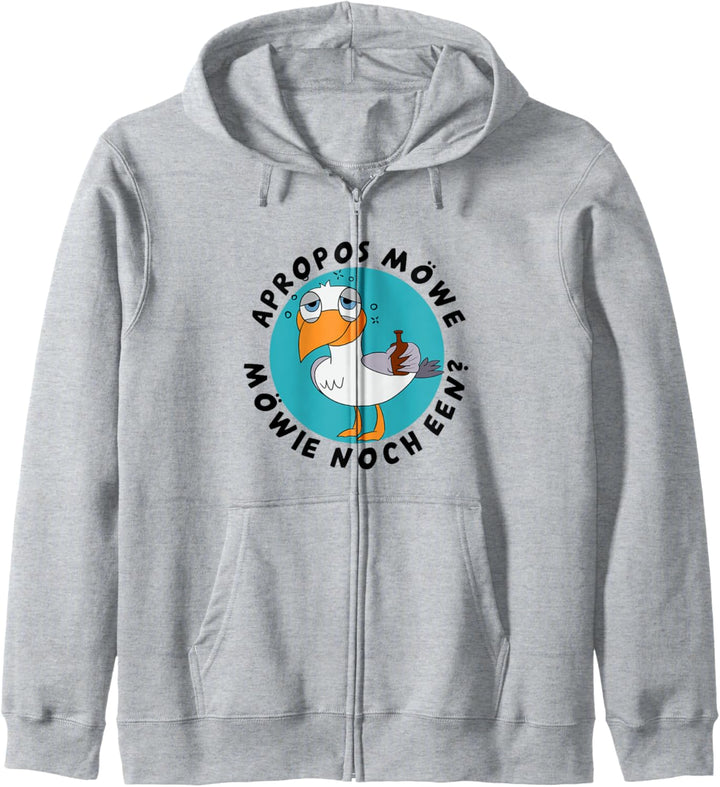 Apropos Möwe! Möwie noch een? Plattdeutsch Norddeutsch Kapuzenjacke