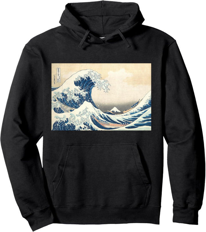 Tsunami von Hokusai Pullover Hoodie