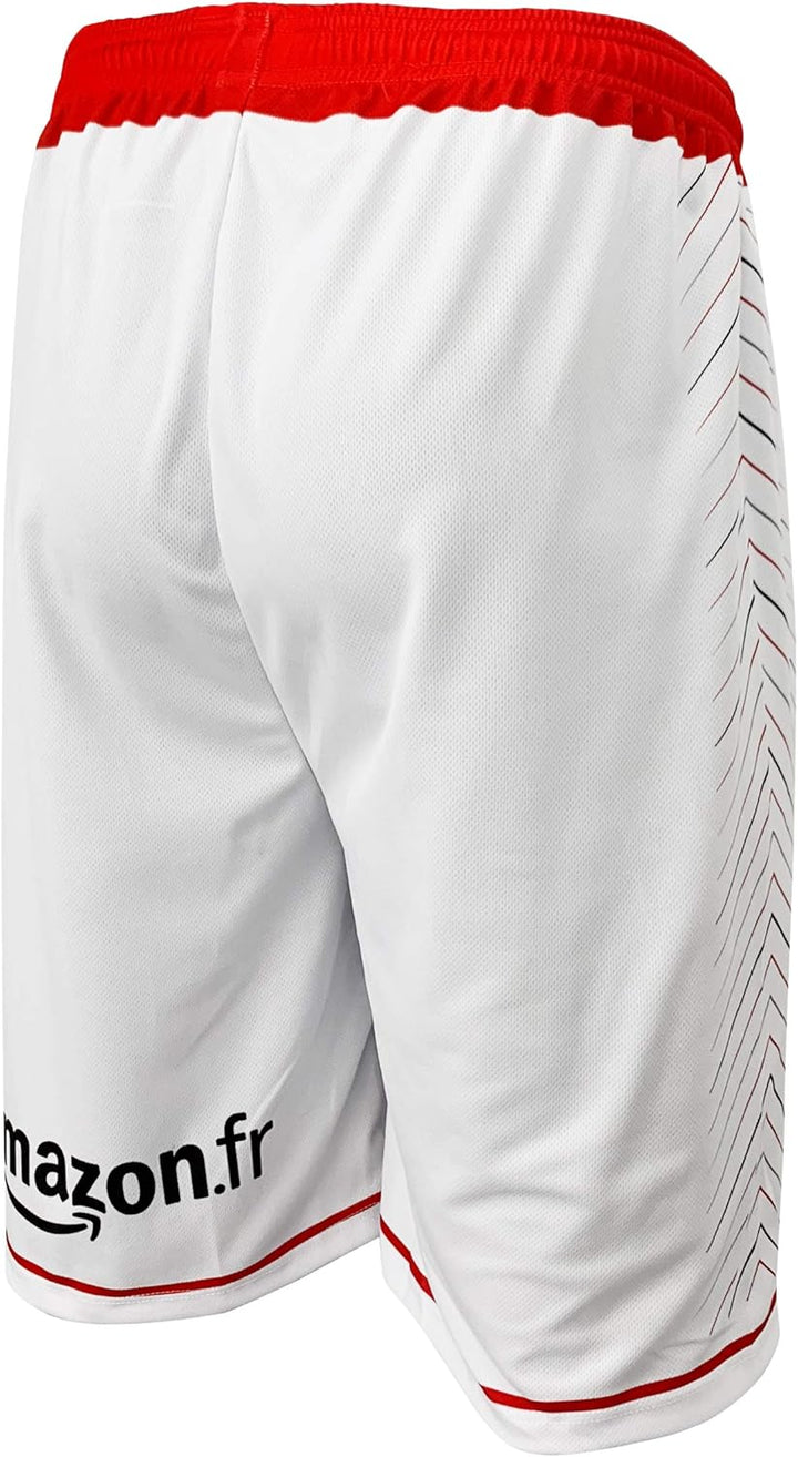 Unisex Kinder Short Officiel Domicile 2019-2020 Basketball FR : XXS (Taille Fabricant : 6 Jahre) Wei