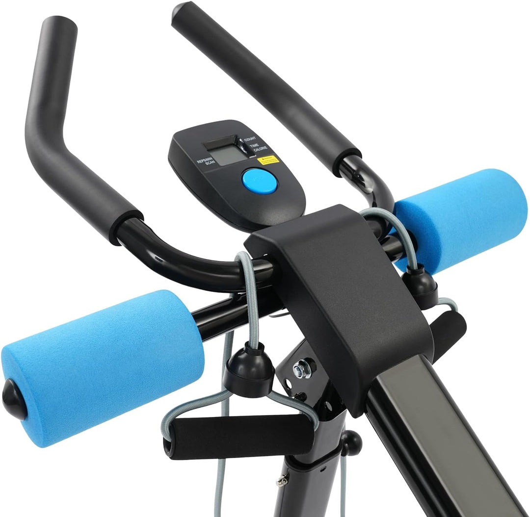 Bauchtrainer für Zuhause, Bauchmuskeltrainer Abdominalmaschine, Klappbar Bauchmuskeltraining Multifu