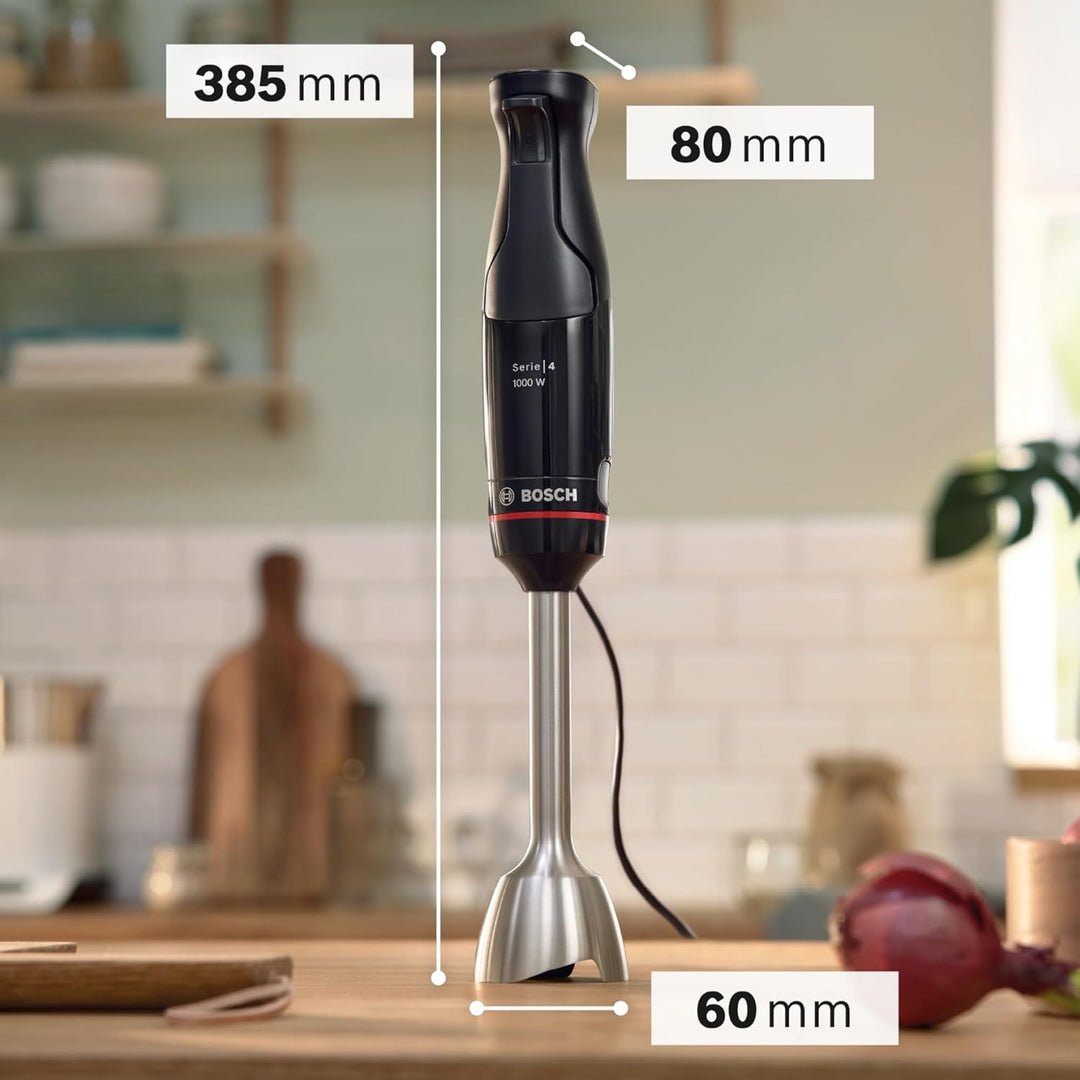 Bosch Stabmixer ErgoMaster Serie 4 MSM4B6V2, NEU, einhändig bedienbar, Vakuum-Pumpe, -Beutel, Glas-V