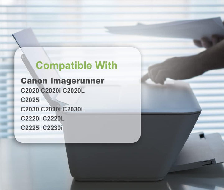 Amla EXV34 Toner Kompatibel mit Canon C-EXV34 Toner Schwarz Canon EXV34 Toner für Canon iR-ADV C2020