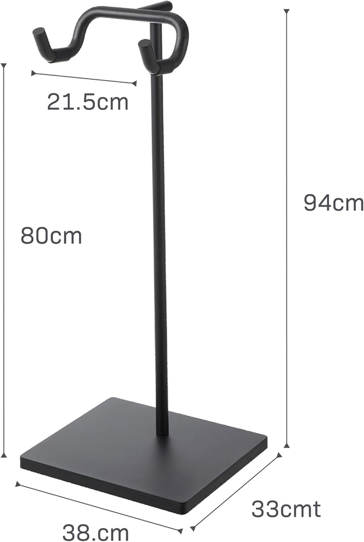 Yamazaki 1966 TOWER Fahrradständer, schwarz, Stahl/Polypropylen/Silikon, minimalistisch, 38 x 33 x 9