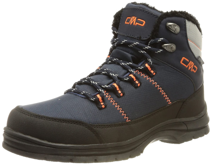 CMP Unisex Kinder Kids Annuuk Snow Boot Wp Schnee-Stiefel 28 EU Black Blue, 28 EU Black Blue