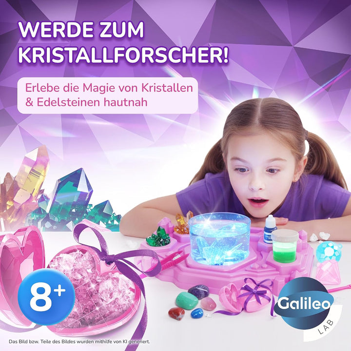 Galileo Lab Mein grosses Kristall-Labor - DIY Experimentierset zur Herstellung riesiger Kristalle &amp;