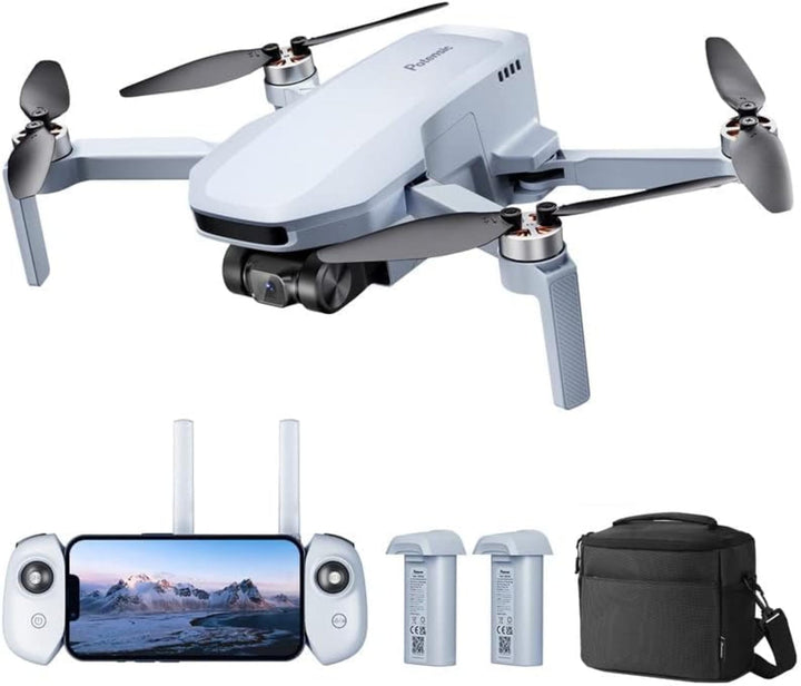 Potensic ATOM SE GPS Drohne mit 4K EIS Kamera, 2 Akkus 62 Min. Flugzeit, unter 249g, C0, 4KM FPV Übe
