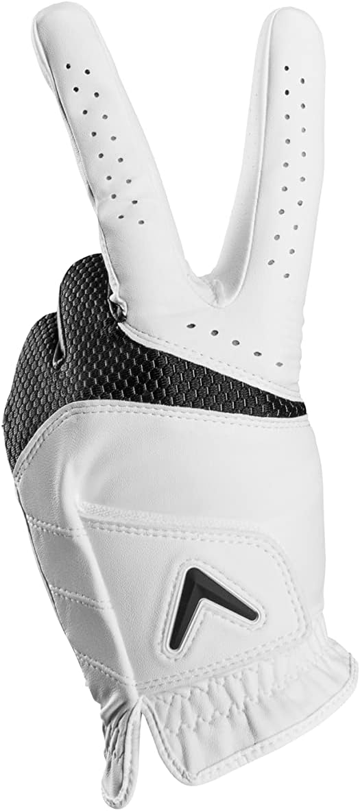 Callaway Weather Spann Golfhandschuhe 2023 2 Pack Linke Hand (für Rechtshänder) S, 2 Pack Linke Hand