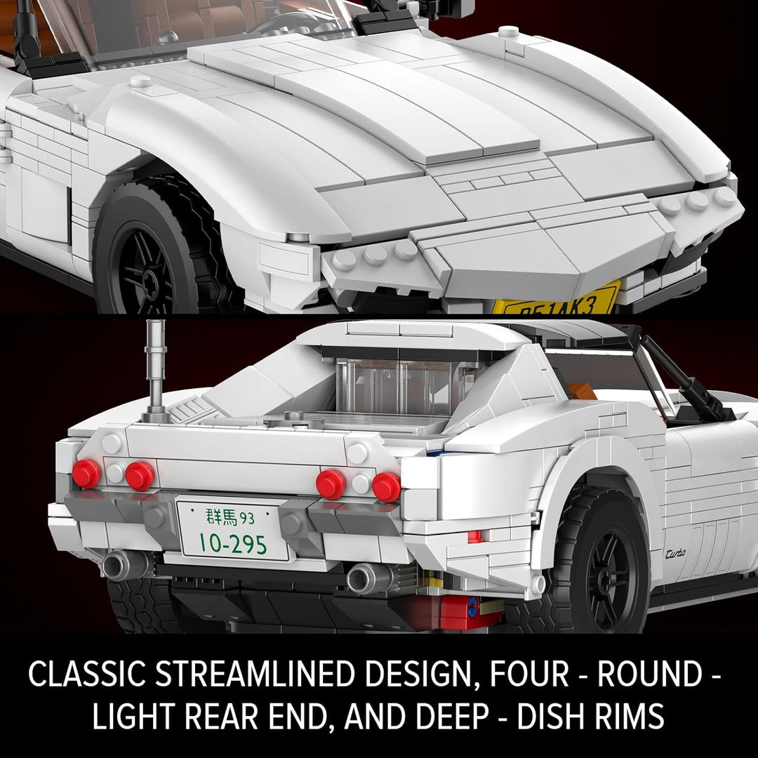 Mould King TechnikAuto Spielzeugauto-Modellbausatz,10198 MOC Sportwagen Bauset,Rennwagen-Bauset Moto