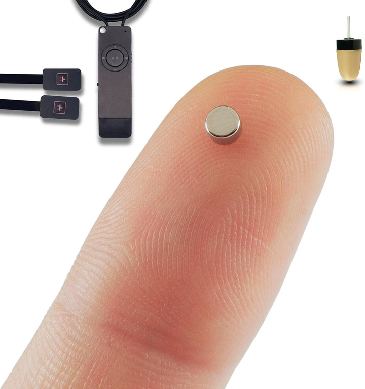 PingaOculto Spion Kopfhörer für Prüfung Mini Nano Unsichtbare Kopfhörer MP3-Player mit Drucktasten -