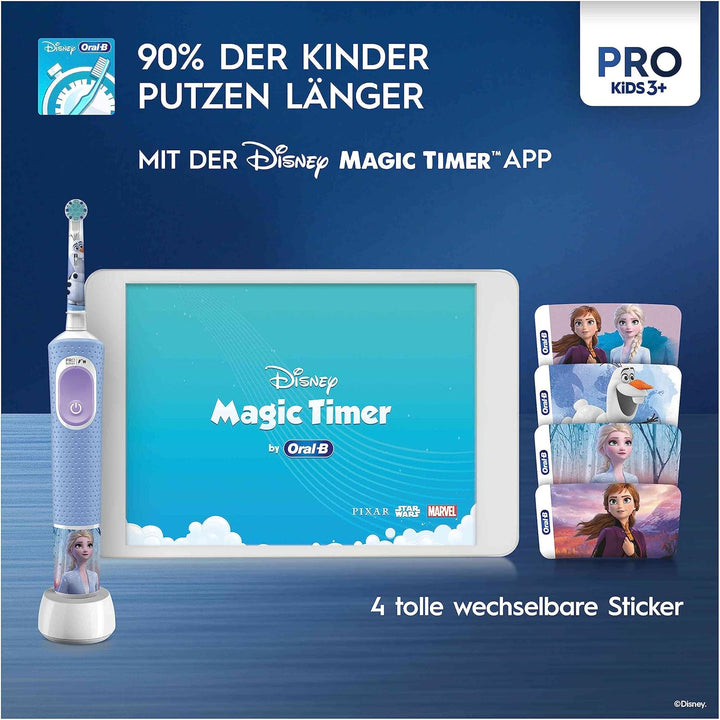 Oral-B Vitality Pro 103 Kids Frozen, Batteriebetrieben, Frozen