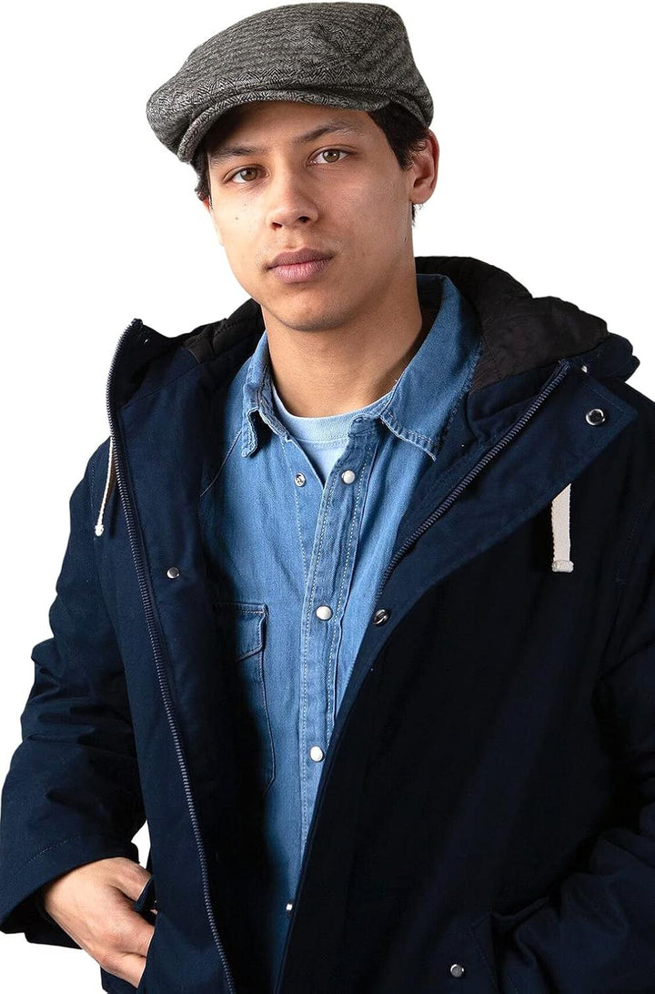 Barts Herren Baskenmütze Oslo Cap M 0019-DARK GRAY, M 0019-DARK GRAY