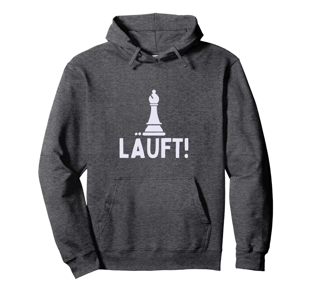 Lustiges Schach Läuft! Läufer Schachspieler Pullover Hoodie