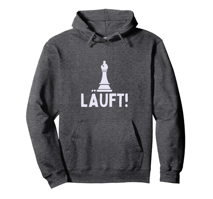 Lustiges Schach Läuft! Läufer Schachspieler Pullover Hoodie