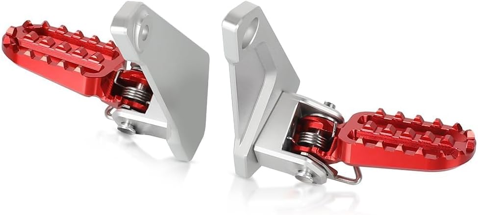 YIEBA Motorradzubehör Motorrad Roller Fussrastenanlage Fussrasten Sozius Fussrasten Tieferlegung Fah