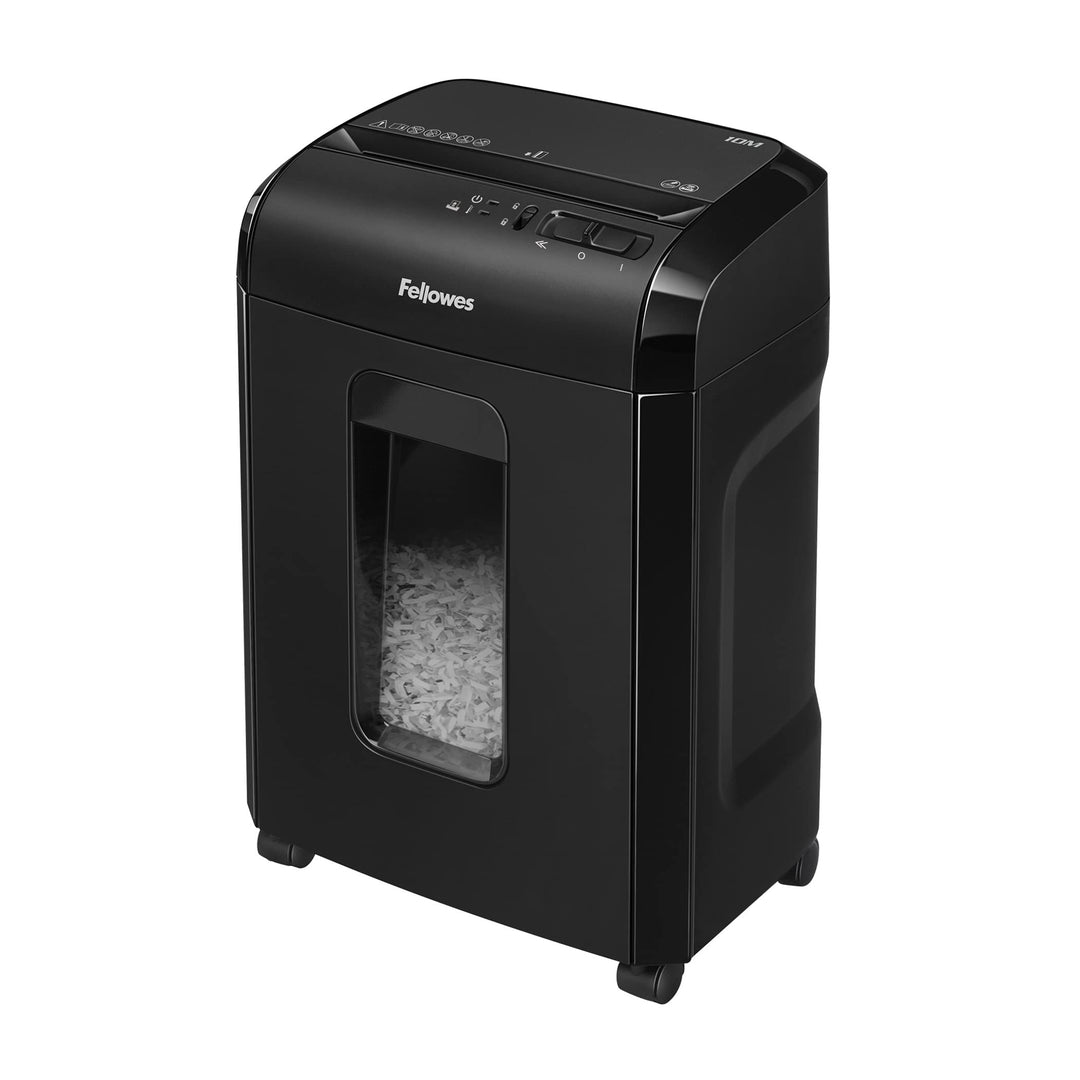 Sicherheitsstufe P5 Aktenvernichter: Fellowes Microcut (2000+ Partikel/A4), 10 Blatt, Powershred 10M