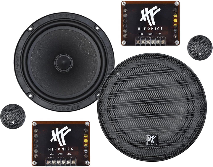 Hifonics TRX6.2C - 16,5 cm (6,5“) 2-Wege Komponenten-System aus der Titan Car-Audio Serie