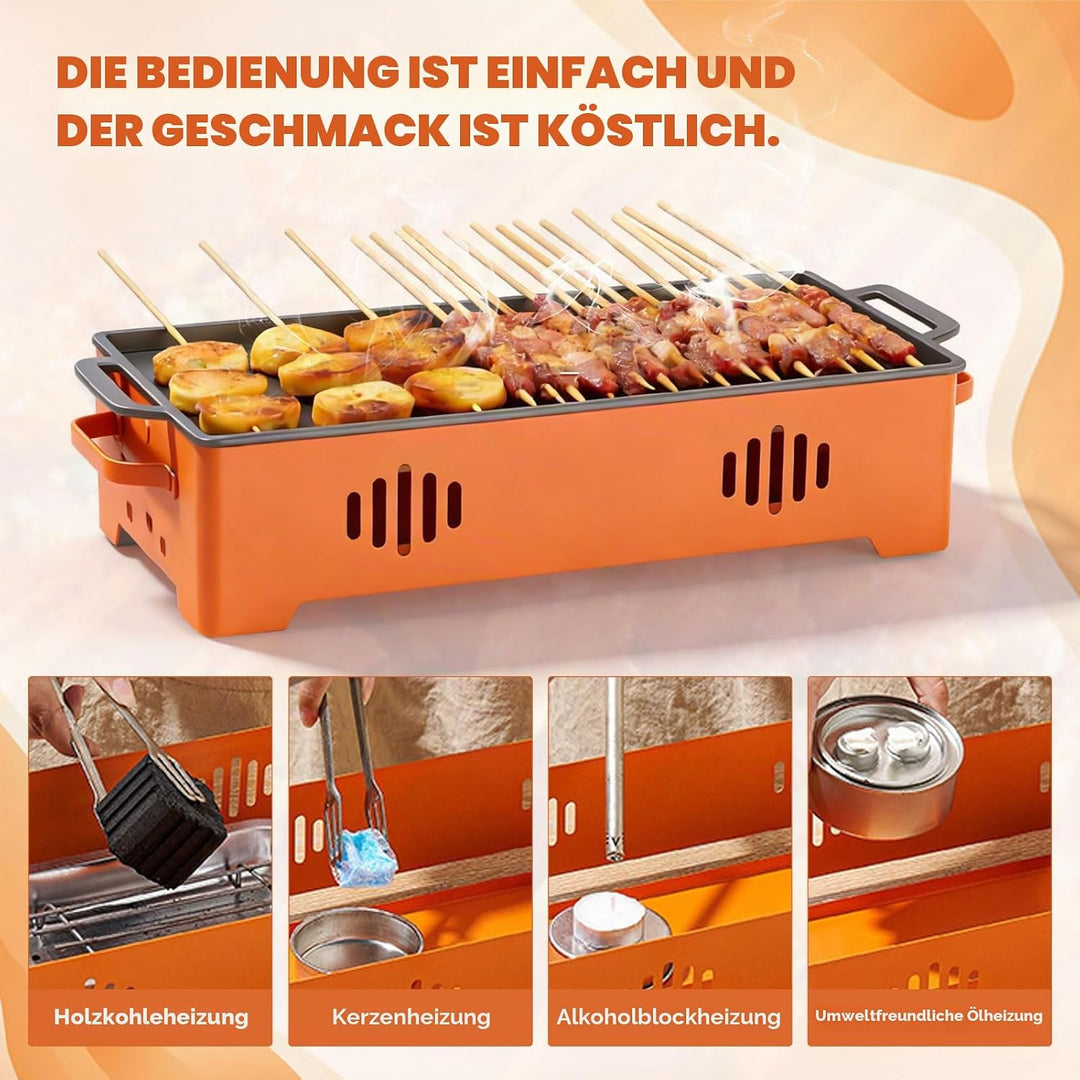 BBQ-Warmhalteplatte Grill-Wärmer, Aluminiumlegierungs-Grill-Heizplatte, Warmhaltebehälter für Fleisc