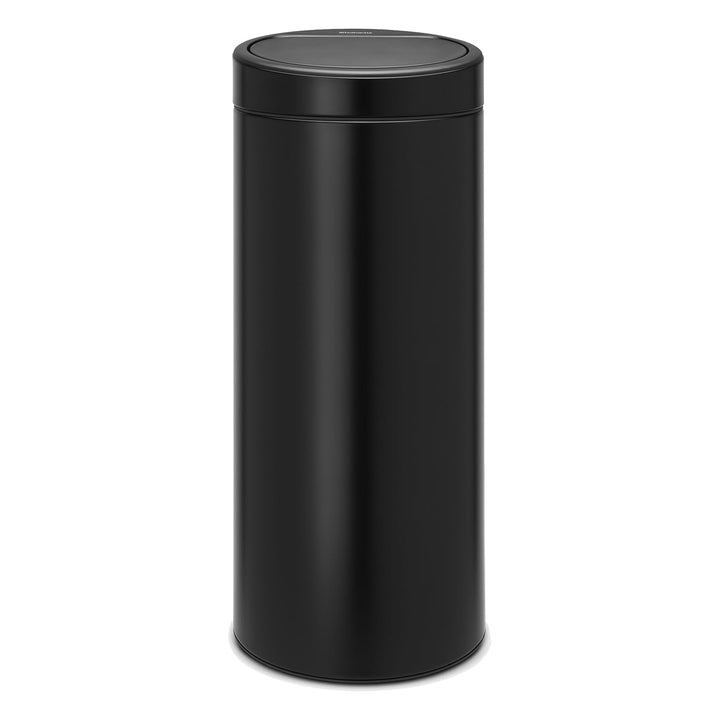 Brabantia 115301 Touch Bin New mit herausnehmbaren Kunststoffeinsatz, 30 L, Edelstahl, schwarz matt,