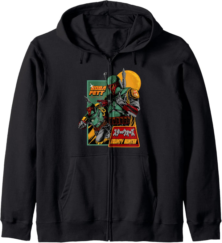 Star Wars Boba Fett Mandalorian Bounty Hunter Kapuzenjacke