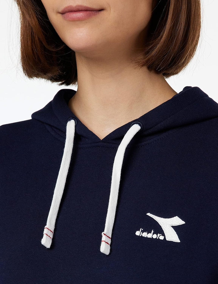 Diadora Damen L.Hoodie TWEENER, Classic Navy, S